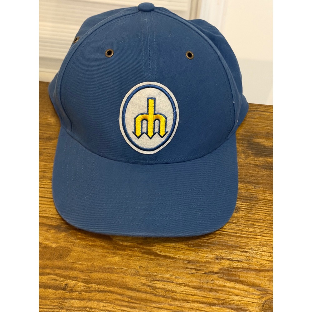 47 Brand Seattle Mariners Cooperstown Collection Trident Logo Snapback Hat Blue